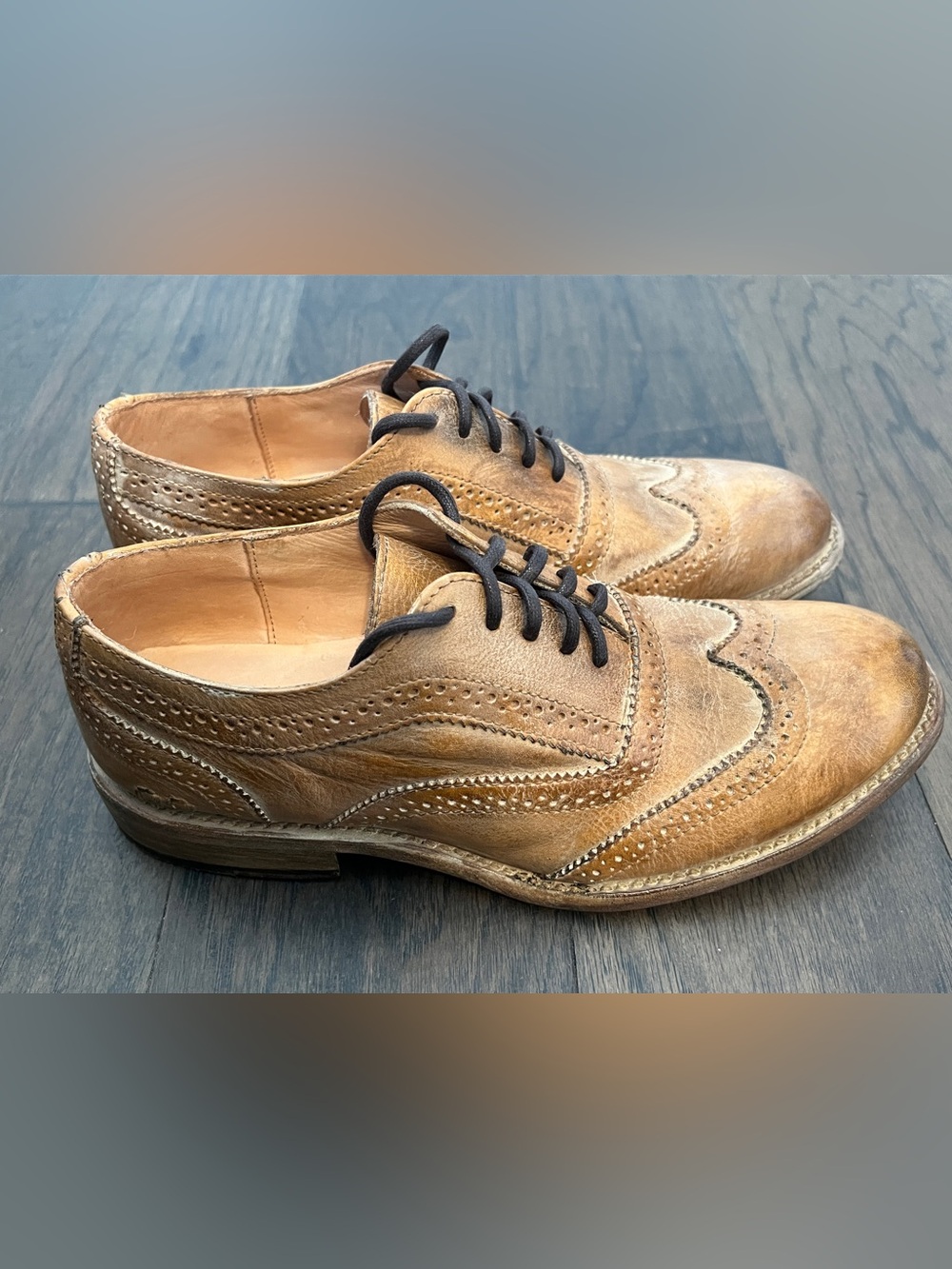 New - Bed Stu Women’s Tan Lita Channing Oxford Shoes - Cobbler Series - size 9 - Picture 3 of 9